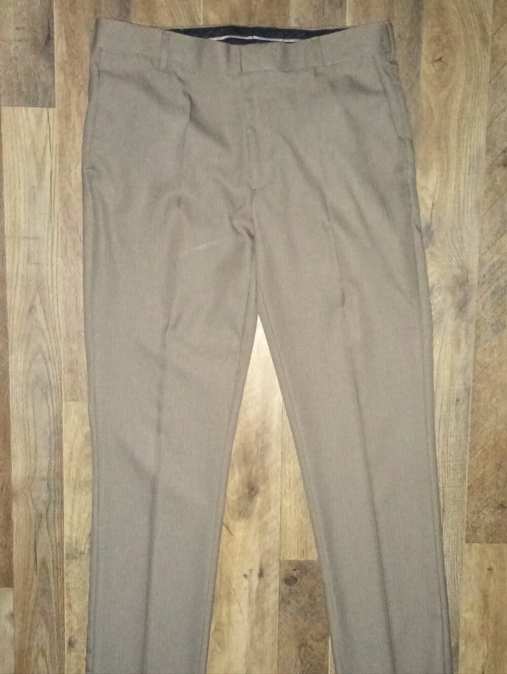 Van Heusen Men's Slim Fit Brown Dress Pants Size 32